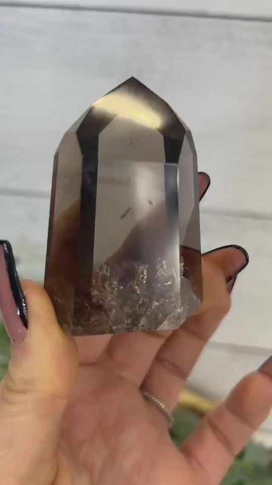 AAA Smoky Citrine Tower