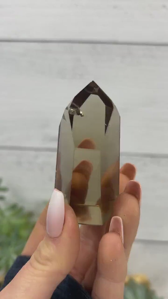 AAA Smoky Citrine Tower