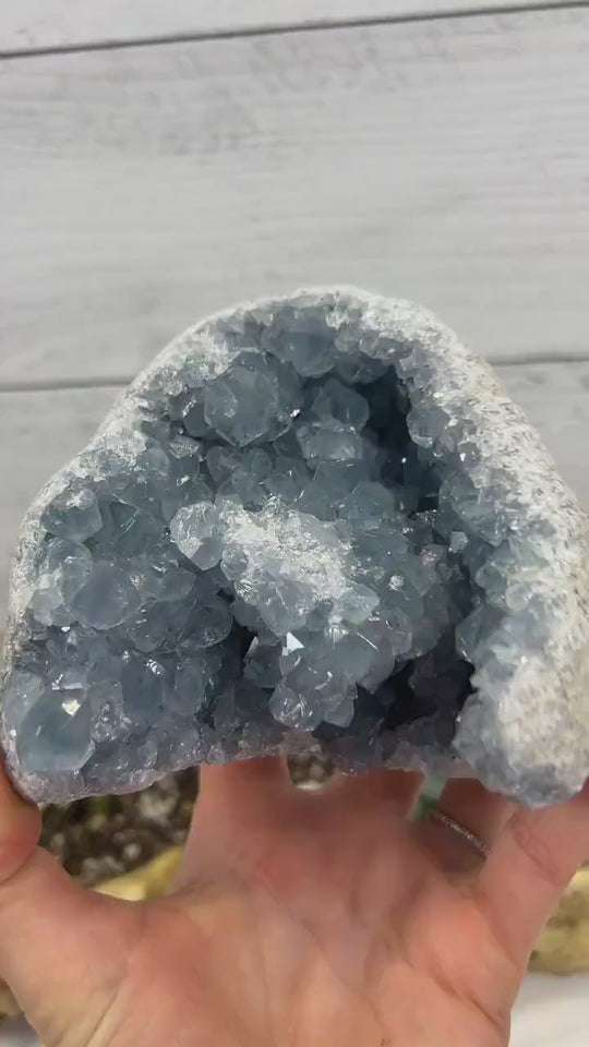 XL Celestite Cluster - Blue Celestite from Madagascar